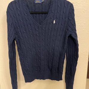 Navy Ralph Lauren Polo sweater